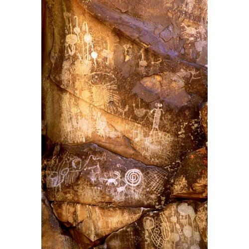 California, Little Petroglyph Canyon Petroglyphs
